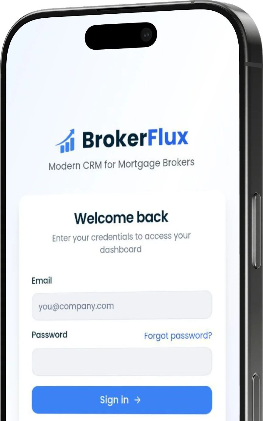 BrokerFlux CRM Login